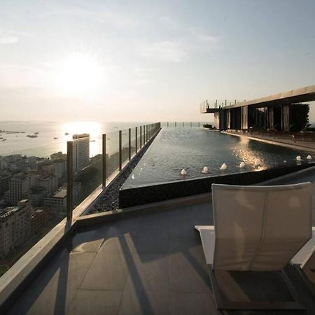 The Base Condo Center Of Pattaya Rooftop Swimming Pool Zewnętrze zdjęcie